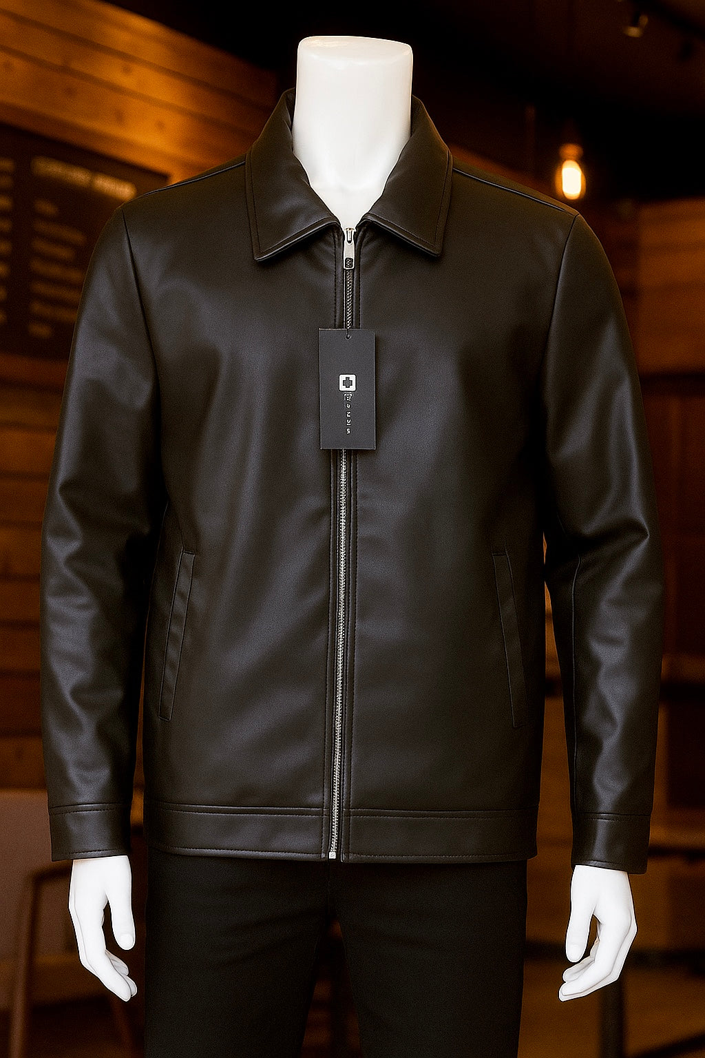 The Urban Classic Leather Zip Jacket
