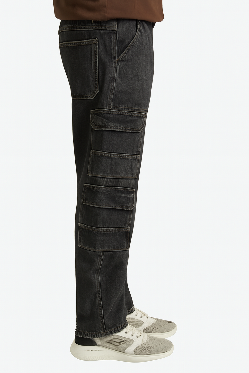 Baggy-Fit Cargo Jeans