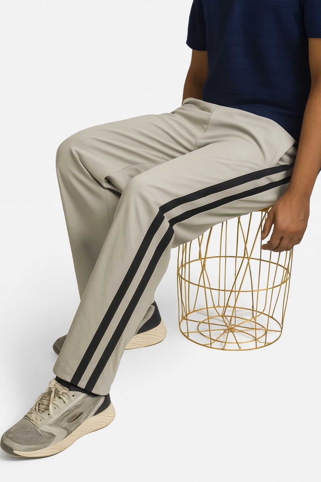 Wrinkle Free Lose-Fit Trousers (Chinese Fabric)