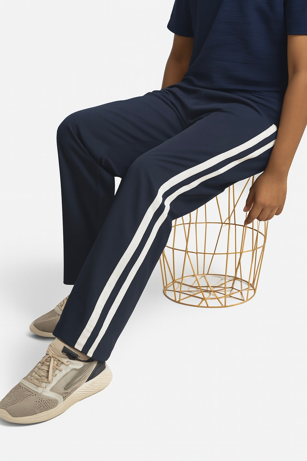 Wrinkle Free Lose-Fit Trousers (Chinese Fabric)