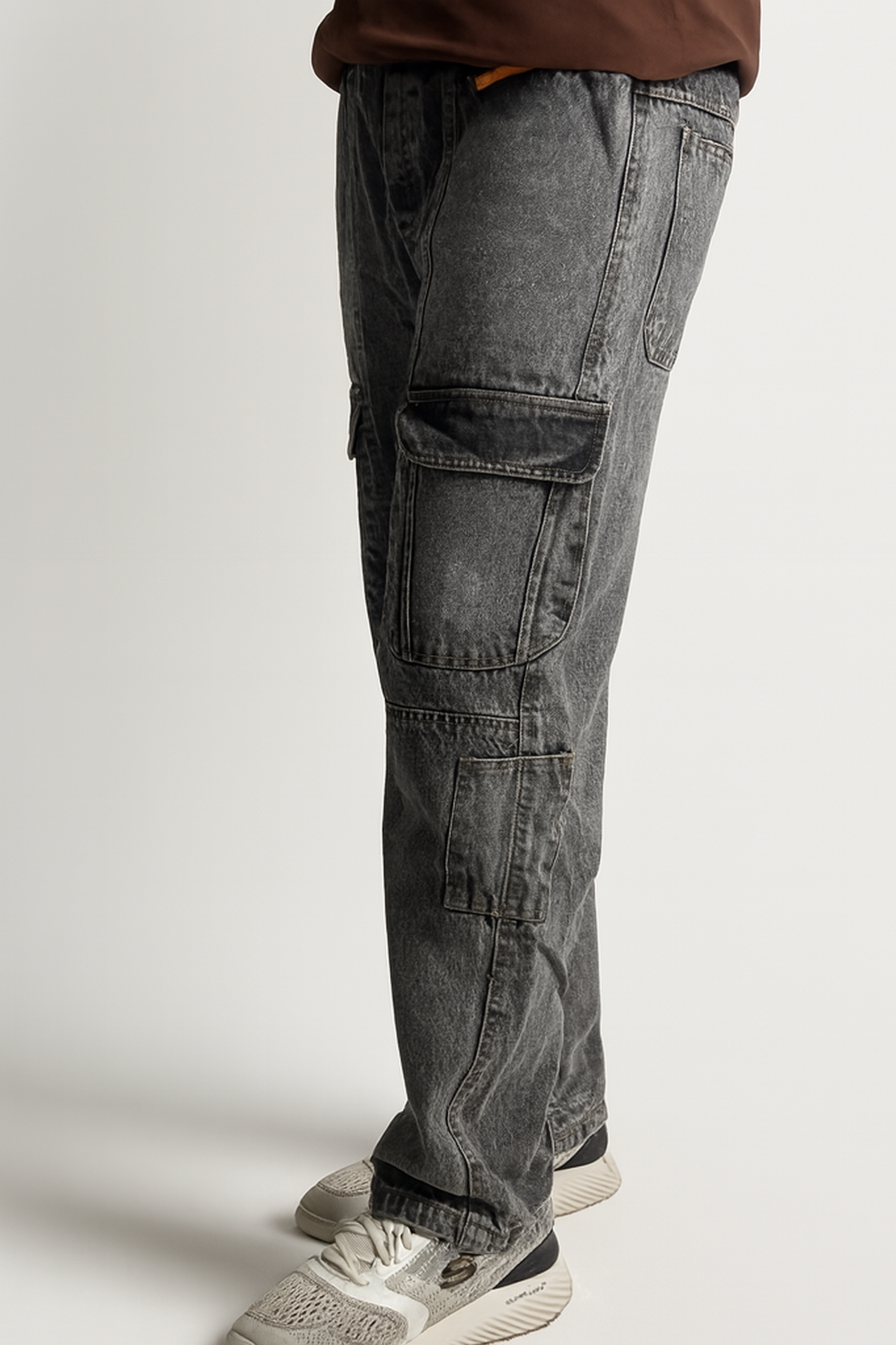 Baggy-Fit Cargo Jeans